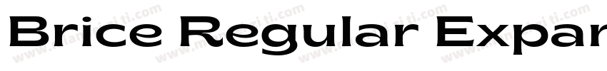 Brice Regular Expand字体转换